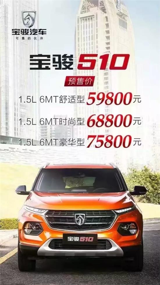 宝骏510最新报价，驾驭变化，开启人生新篇章！